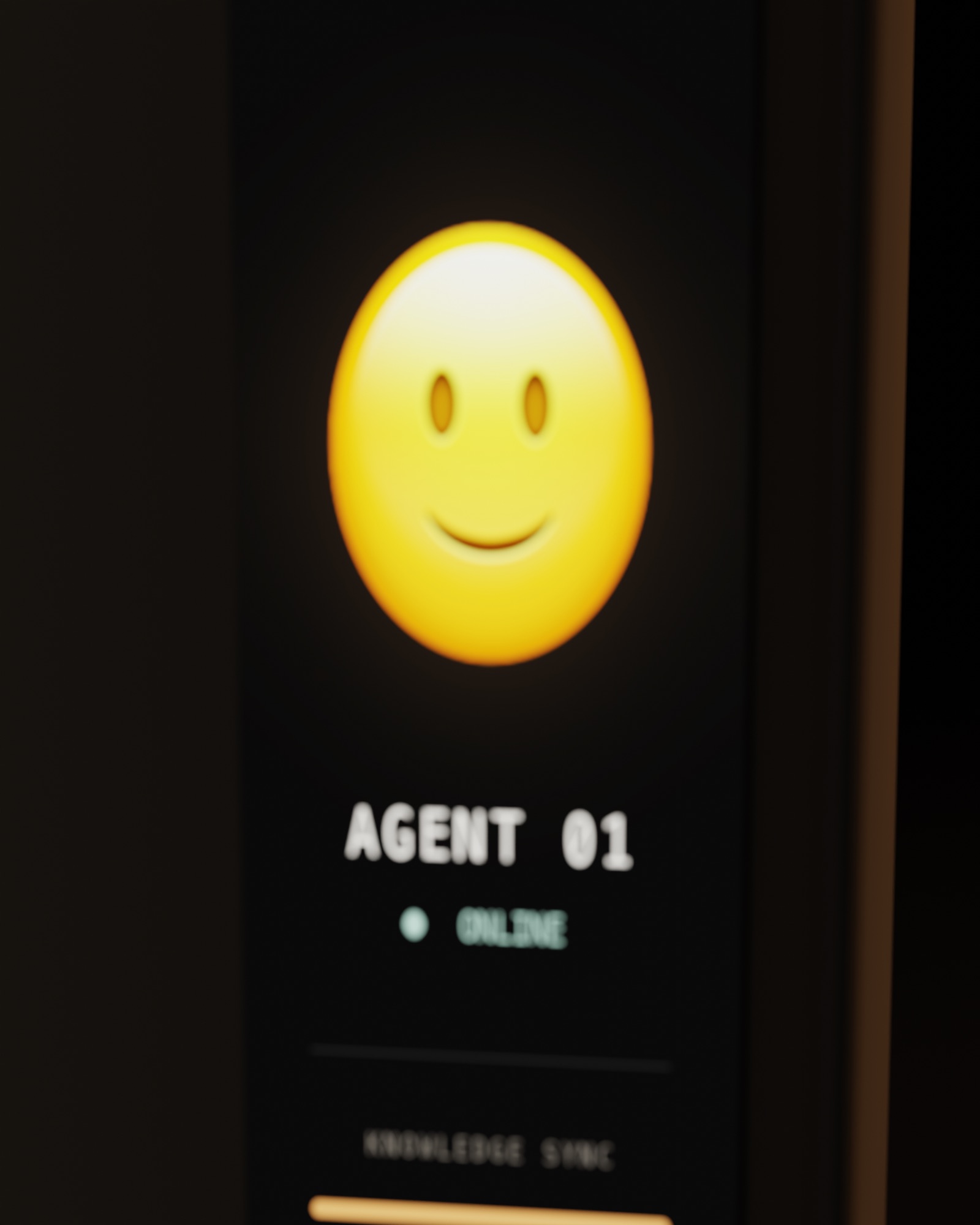 Macro view of the emoji display